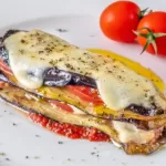 Délicieuse recette aubergine mozza tomates au four