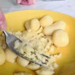 Recette de pomme de terre écrasée