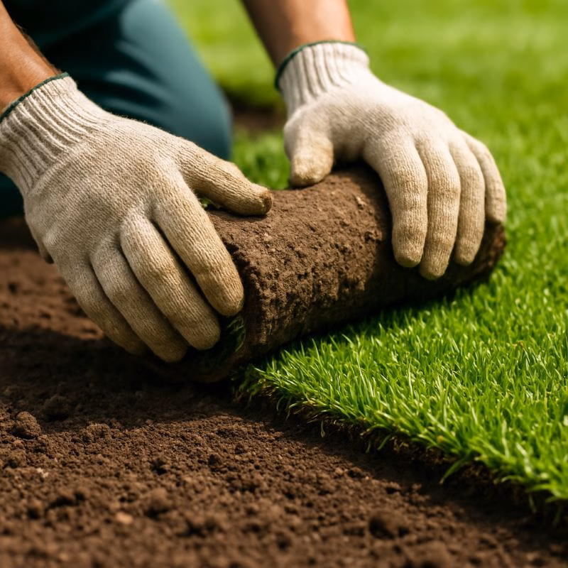 You are currently viewing La pose de gazon en rouleau pour un jardin parfait