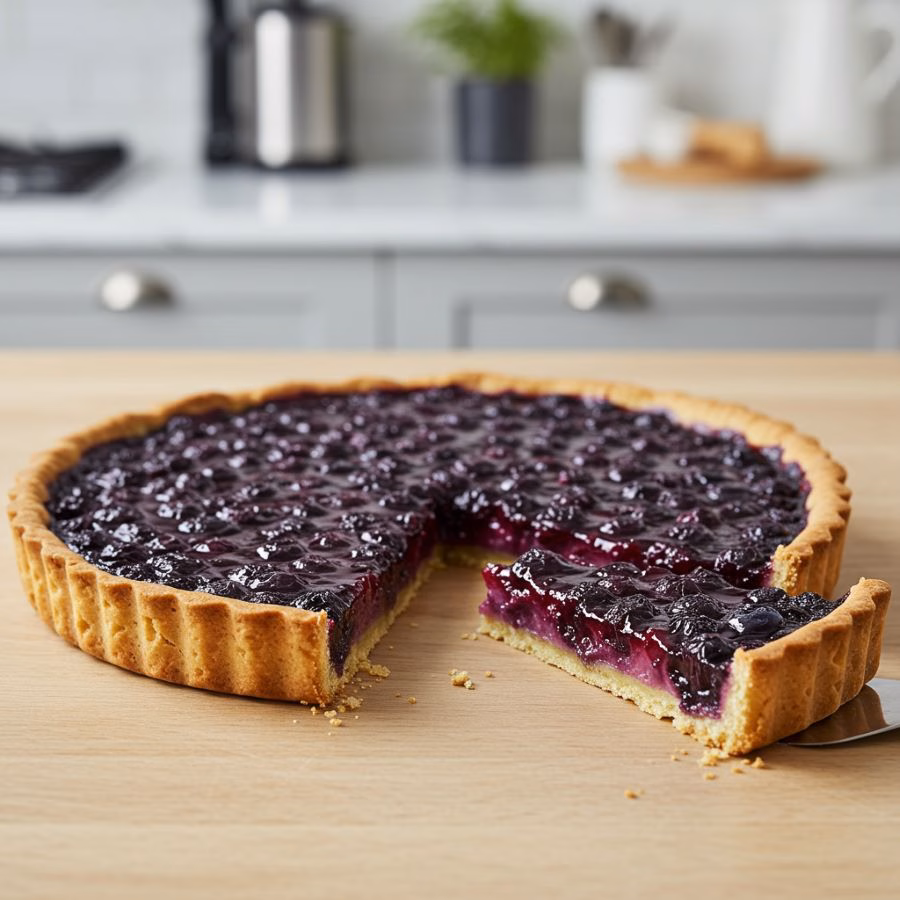 You are currently viewing Recette tarte myrtilles rapide et facile