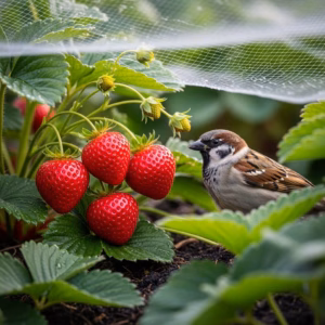 Lire la suite à propos de l’article Protection des fraisiers contre les oiseaux, guide pratique