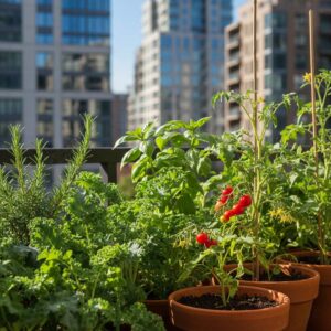 Lire la suite à propos de l’article Potager urbain : un jardin sur votre balcon