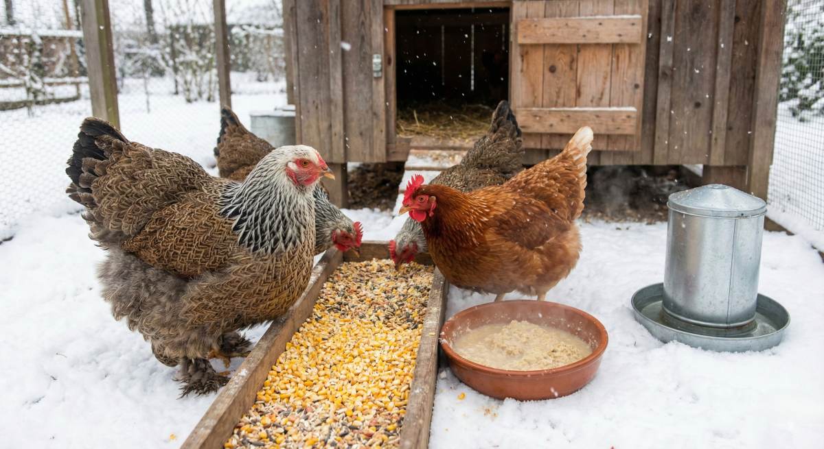 You are currently viewing Alimentation des poules en hiver : conseils