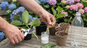 Lire la suite à propos de l’article Bouturage des hortensias : techniques et conseils