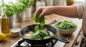 Lire la suite à propos de l’article Réussir la cuisson de jeunes pousses d&rsquo;épinards