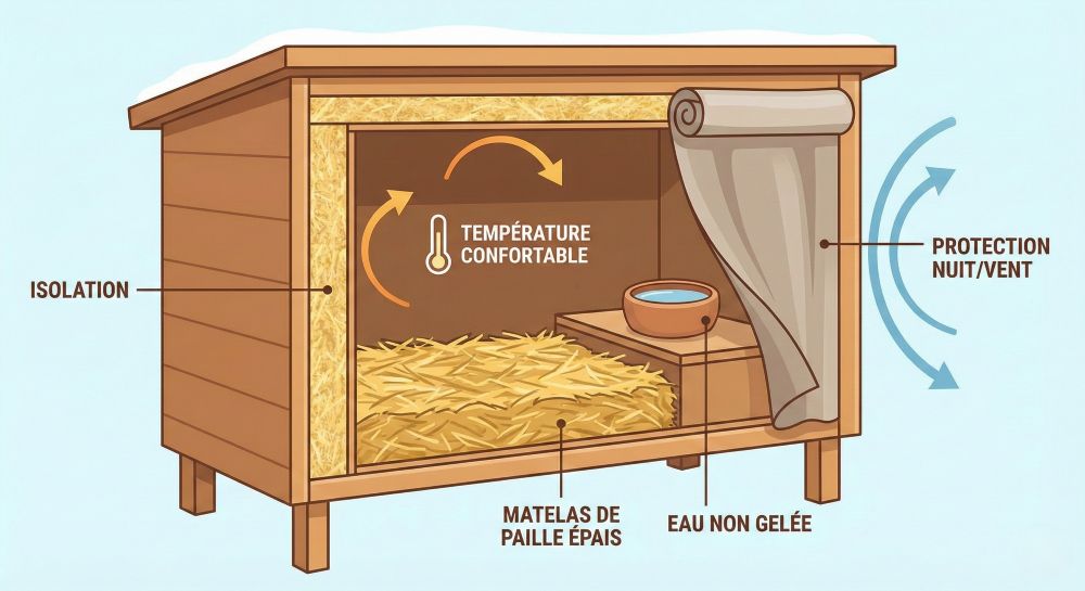 You are currently viewing Lapin en hiver : conseils pour son confort