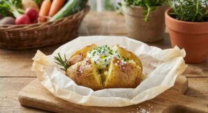 Lire la suite à propos de l’article Pomme de terre en papillote au four : recette simple