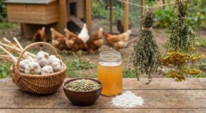 Lire la suite à propos de l’article Vermifuge naturel pour poule : les solutions