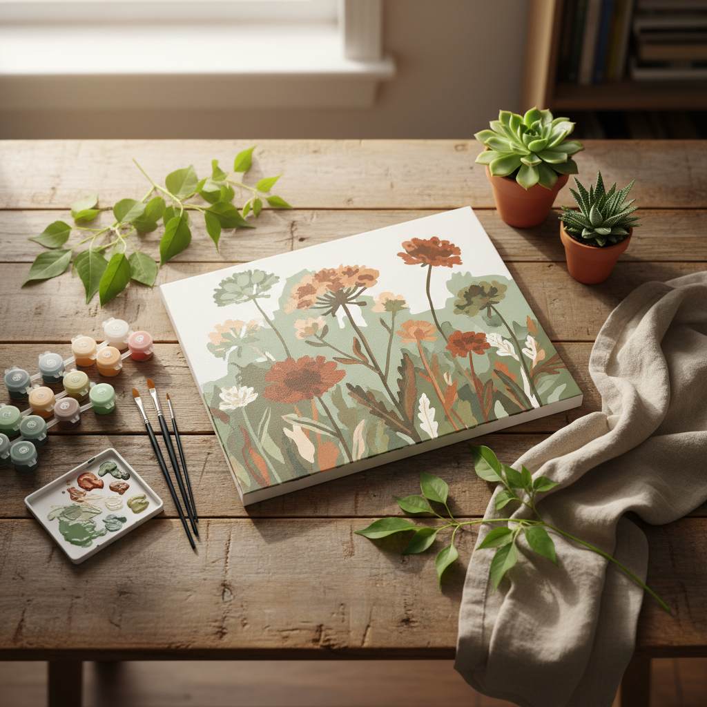 You are currently viewing Décoration intérieure DIY écologique : Comment la peinture par numéros vous permet de créer un art respectueux de la planète