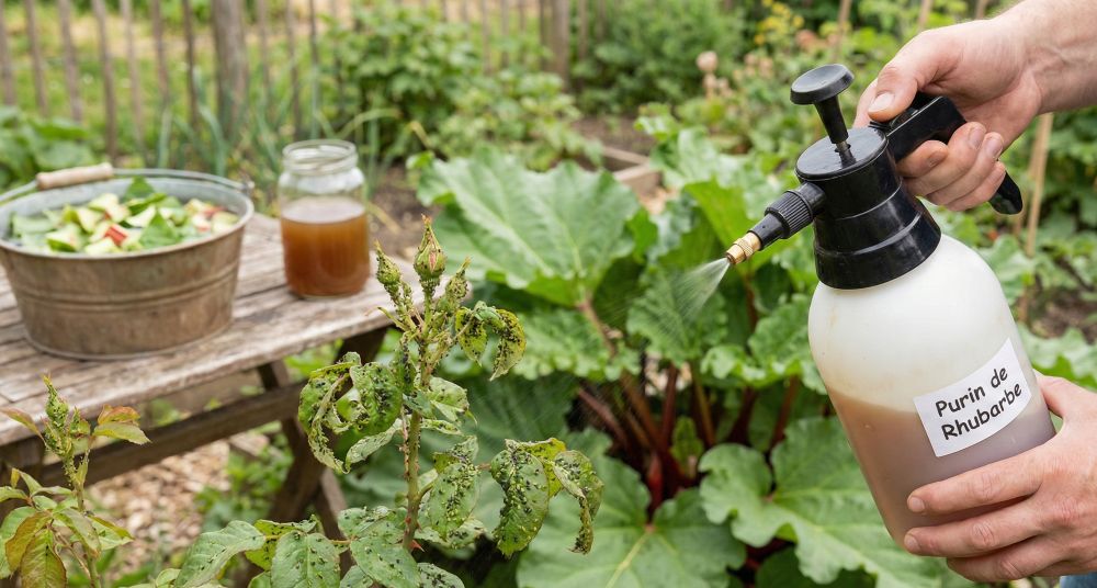 You are currently viewing Purin de rhubarbe pour un jardinage bio durable