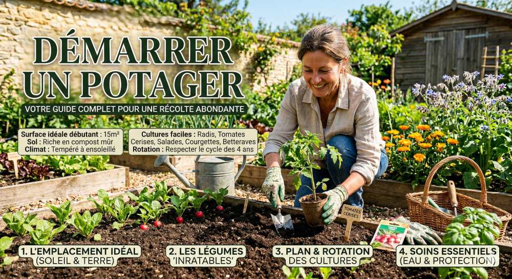 You are currently viewing Démarrer un potager : conseils pour débutants
