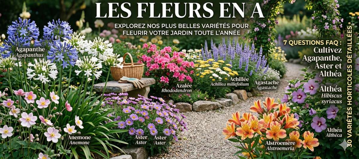 You are currently viewing Nom de fleurs en A pour embellir votre jardin