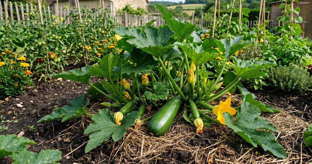 You are currently viewing Que planter à côté des courgettes dans le potager