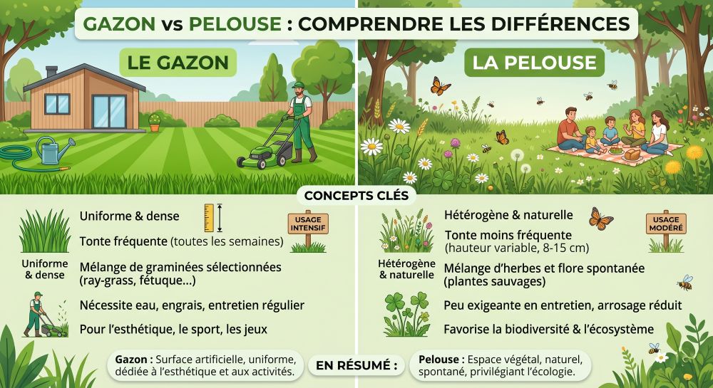 You are currently viewing Gazon ou pelouse : quelles différences ?