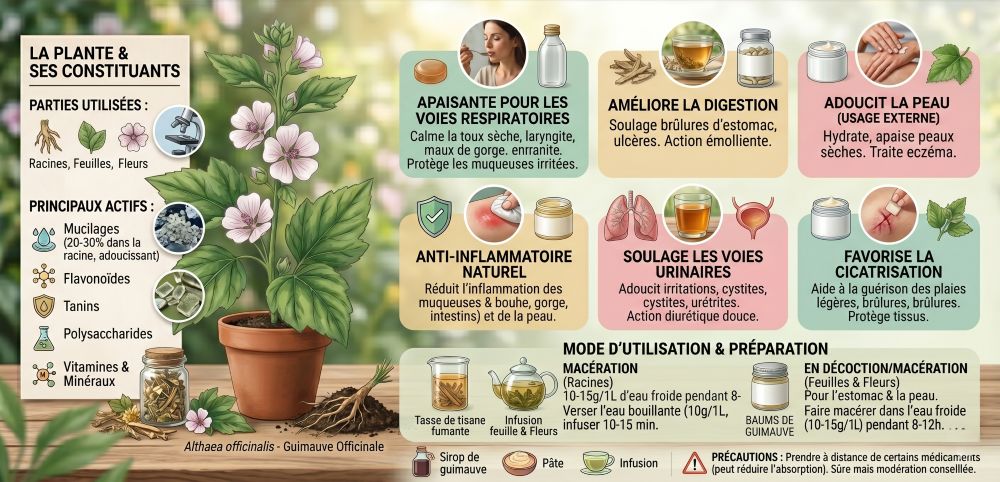 You are currently viewing Guimauve officinale : une plante oubliée
