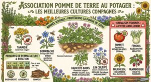 Lire la suite à propos de l’article Les meilleures associations de culture avec la pomme de terre