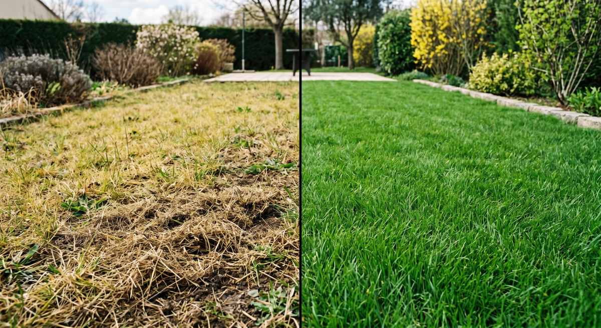 You are currently viewing Réussir sa pelouse au printemps : scarification, semis, engrais