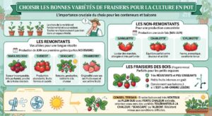 Lire la suite à propos de l’article Cultiver des fraises en pot sur un balcon : le guide