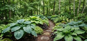 Lire la suite à propos de l’article Créer un jardin d&rsquo;ombre : les plantes idéales pour transformer vos zones sombres en havre de verdure