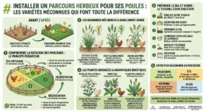 Lire la suite à propos de l’article Installer un parcours herbeux pour ses poules