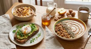 Lire la suite à propos de l’article Petit-déjeuner durable, sain et équilibré : le guide complet pour bien démarrer la journée