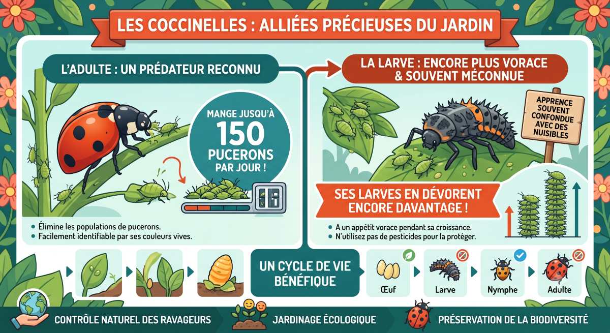 You are currently viewing Insectes auxiliaires du potager : les erreurs à éviter pour les accueillir et les garder