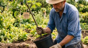 Lire la suite à propos de l’article Planter un arbre fruitier en été : bonne idée ? Astuces de pro
