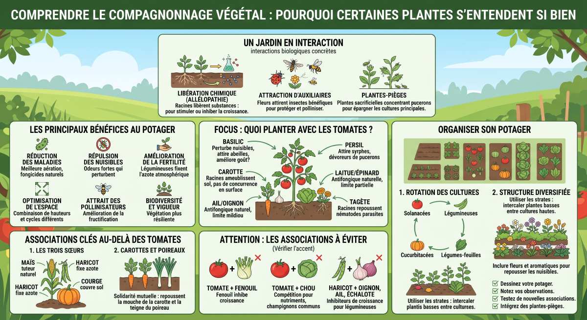You are currently viewing Associations de légumes au potager : le guide complet pour un jardin harmonieux