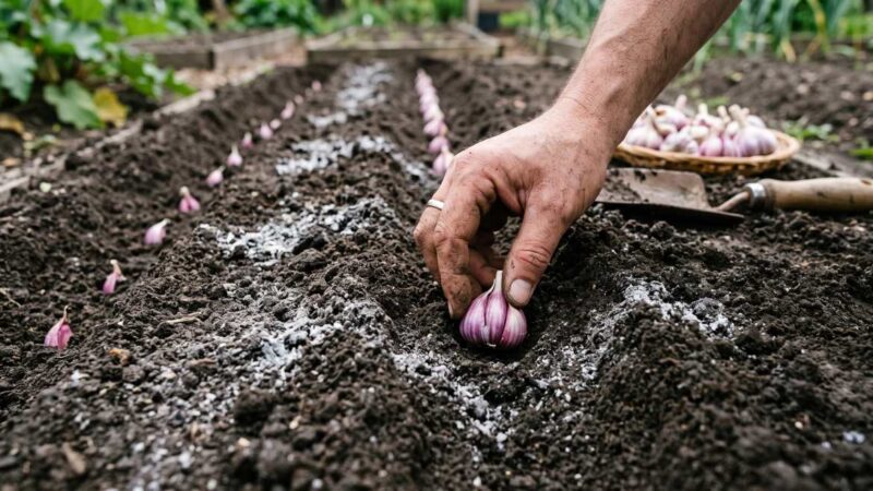 Plantation de l'ail